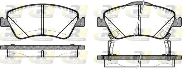 Roadhouse 21310.02 - Kit pastiglie freno, Freno a disco autozon.pro