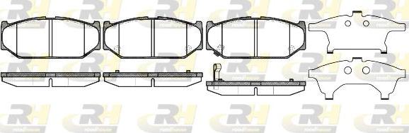 Roadhouse 21381.11 - Kit pastiglie freno, Freno a disco autozon.pro