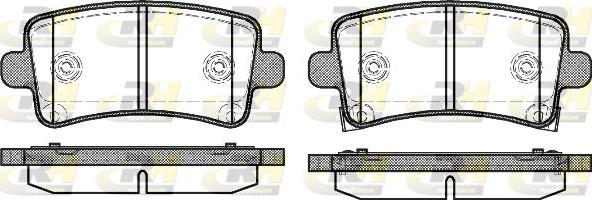 Roadhouse 21388.04 - Kit pastiglie freno, Freno a disco autozon.pro