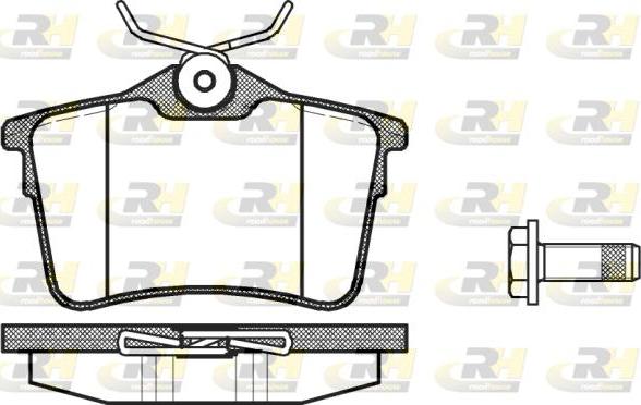 Roadhouse 21382.00 - Kit pastiglie freno, Freno a disco autozon.pro