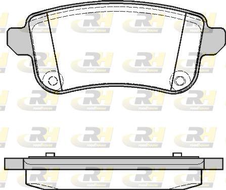 Roadhouse 21387.10 - Kit pastiglie freno, Freno a disco autozon.pro