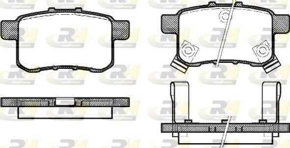 Roadhouse 21332.02 - Kit pastiglie freno, Freno a disco autozon.pro