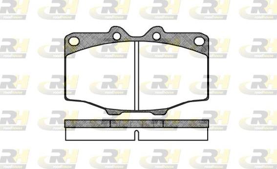 Roadhouse 2132.00 - Kit pastiglie freno, Freno a disco autozon.pro