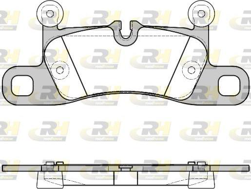 Roadhouse 21379.40 - Kit pastiglie freno, Freno a disco autozon.pro