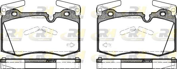 Roadhouse 21374.00 - Kit pastiglie freno, Freno a disco autozon.pro