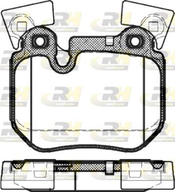 Roadhouse 21373.00 - Kit pastiglie freno, Freno a disco autozon.pro