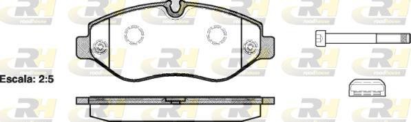 Roadhouse 21245.00 - Kit pastiglie freno, Freno a disco autozon.pro