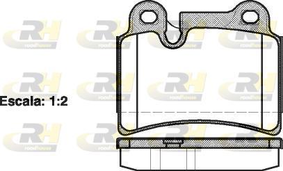 Roadhouse 21240.00 - Kit pastiglie freno, Freno a disco autozon.pro