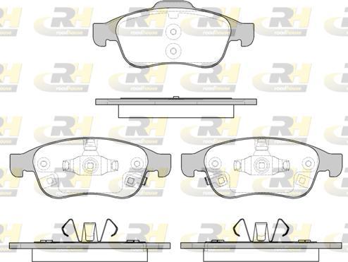 Roadhouse 21248.12 - Kit pastiglie freno, Freno a disco autozon.pro