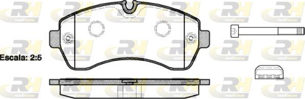 Roadhouse 21243.00 - Kit pastiglie freno, Freno a disco autozon.pro