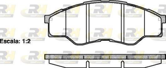 Roadhouse 21266.00 - Kit pastiglie freno, Freno a disco autozon.pro