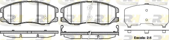 Roadhouse 21261.12 - Kit pastiglie freno, Freno a disco autozon.pro