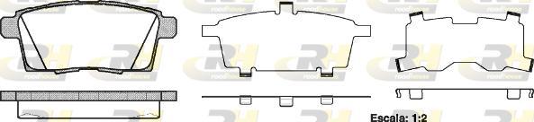 Roadhouse 21268.00 - Kit pastiglie freno, Freno a disco autozon.pro