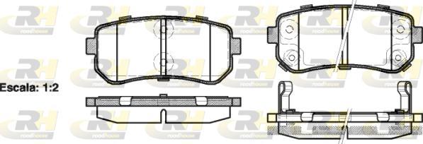 Roadhouse 21209.02 - Kit pastiglie freno, Freno a disco autozon.pro