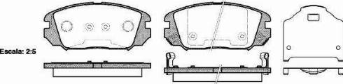 Alpha Brakes HKP-HY-517 - Kit pastiglie freno, Freno a disco autozon.pro