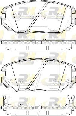 Roadhouse 21204.12 - Kit pastiglie freno, Freno a disco autozon.pro