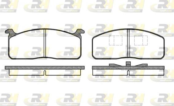 Roadhouse 2120.00 - Kit pastiglie freno, Freno a disco autozon.pro