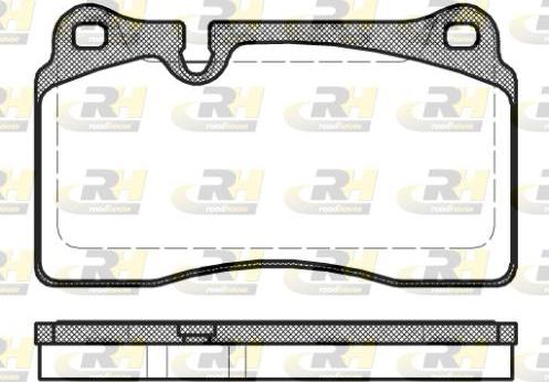 Roadhouse 21200.30 - Kit pastiglie freno, Freno a disco autozon.pro