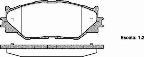 Alpha Brakes HKP-TY-126 - Kit pastiglie freno, Freno a disco autozon.pro