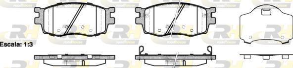 Roadhouse 21208.02 - Kit pastiglie freno, Freno a disco autozon.pro