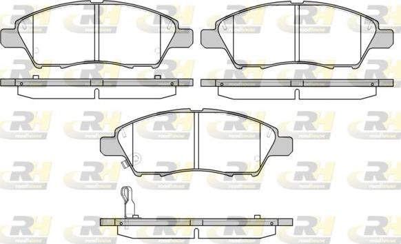 Roadhouse 21210.01 - Kit pastiglie freno, Freno a disco autozon.pro