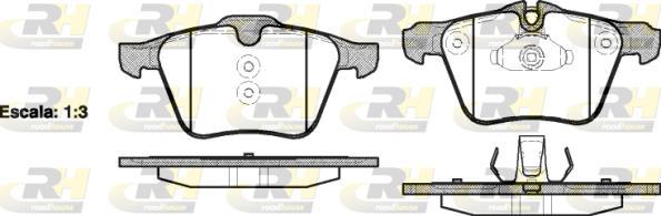 Roadhouse 21217.00 - Kit pastiglie freno, Freno a disco autozon.pro