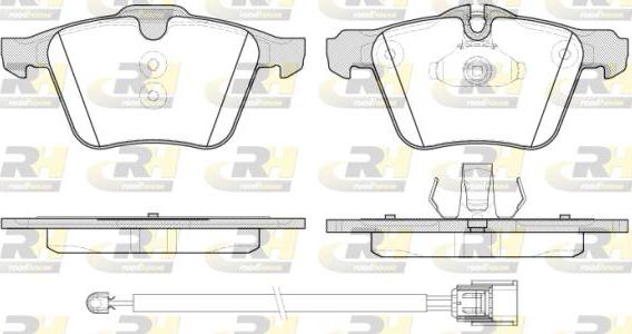 Roadhouse 21217.02 - Kit pastiglie freno, Freno a disco autozon.pro