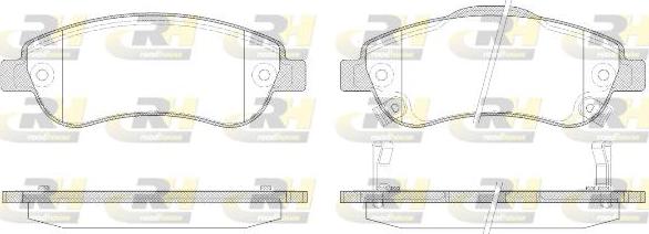 Roadhouse 21289.02 - Kit pastiglie freno, Freno a disco autozon.pro