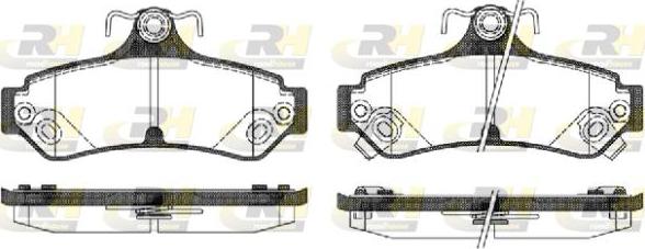 Roadhouse 21285.12 - Kit pastiglie freno, Freno a disco autozon.pro