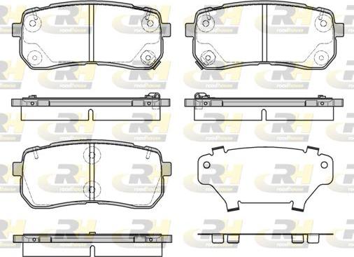 Roadhouse 21288.12 - Kit pastiglie freno, Freno a disco autozon.pro