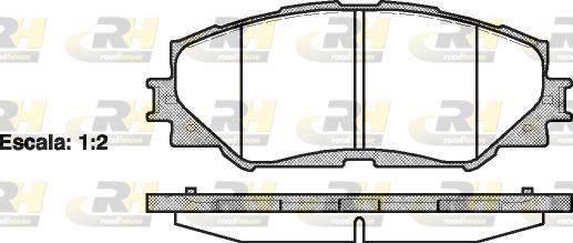 Roadhouse 21232.00 - Kit pastiglie freno, Freno a disco autozon.pro