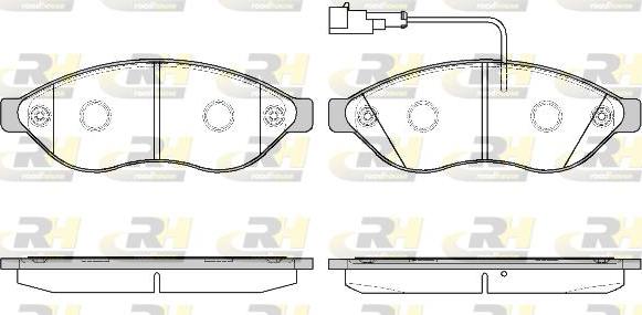 Roadhouse 21237.11 - Kit pastiglie freno, Freno a disco autozon.pro