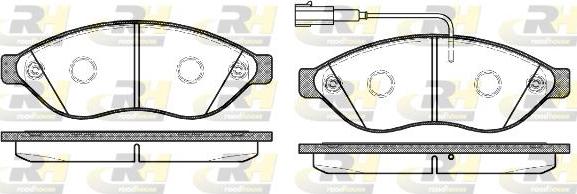 Roadhouse 21237.12 - Kit pastiglie freno, Freno a disco autozon.pro