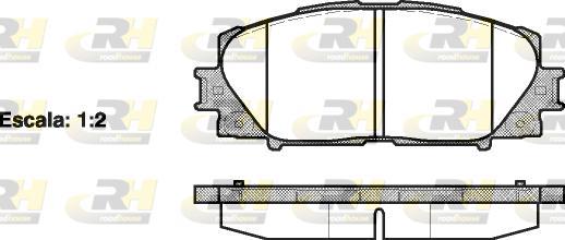 Roadhouse 21224.00 - Kit pastiglie freno, Freno a disco autozon.pro