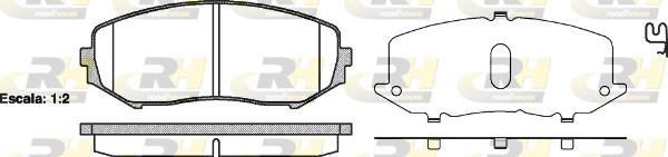 Roadhouse 21225.02 - Kit pastiglie freno, Freno a disco autozon.pro