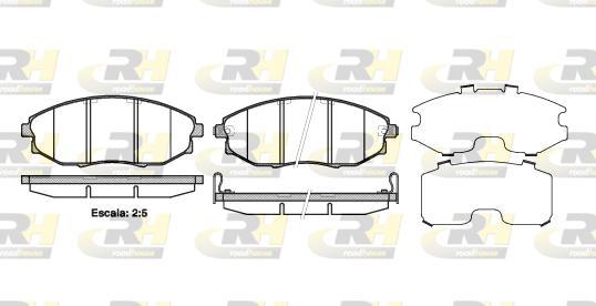 Roadhouse 21223.02 - Kit pastiglie freno, Freno a disco autozon.pro