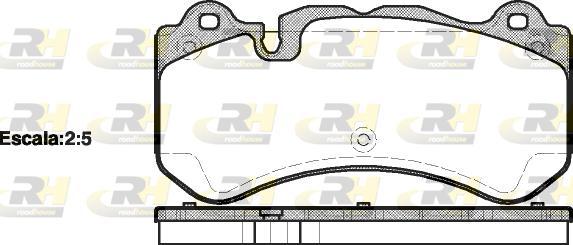 Roadhouse 21279.00 - Kit pastiglie freno, Freno a disco autozon.pro