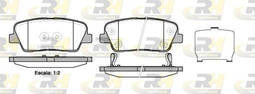 Roadhouse 21274.02 - Kit pastiglie freno, Freno a disco autozon.pro