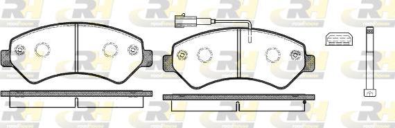 Roadhouse 21275.12 - Kit pastiglie freno, Freno a disco autozon.pro