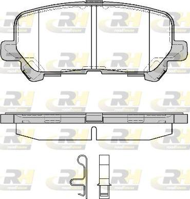 Roadhouse 21270.02 - Kit pastiglie freno, Freno a disco autozon.pro