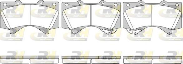 Roadhouse 21271.02 - Kit pastiglie freno, Freno a disco autozon.pro