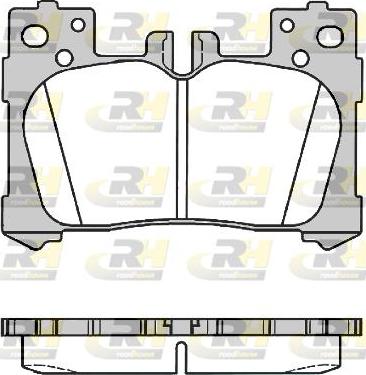 Roadhouse 21791.00 - Kit pastiglie freno, Freno a disco autozon.pro