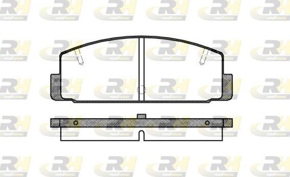 Roadhouse 2179.10 - Kit pastiglie freno, Freno a disco autozon.pro