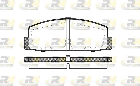 Roadhouse 2179.30 - Kit pastiglie freno, Freno a disco autozon.pro