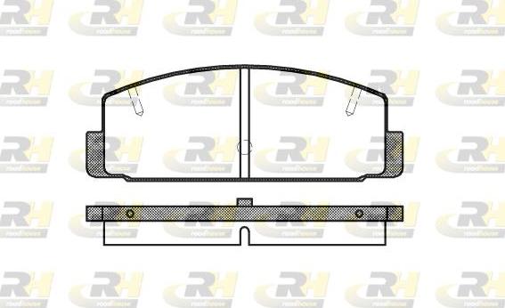 Roadhouse 2179.20 - Kit pastiglie freno, Freno a disco autozon.pro