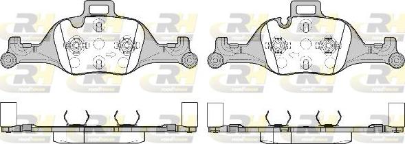 Roadhouse 21740.00 - Kit pastiglie freno, Freno a disco autozon.pro