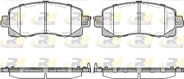 Roadhouse 21741.04 - Kit pastiglie freno, Freno a disco autozon.pro