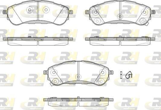 Roadhouse 21750.12 - Kit pastiglie freno, Freno a disco autozon.pro