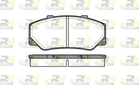 Roadhouse 2176.00 - Kit pastiglie freno, Freno a disco autozon.pro