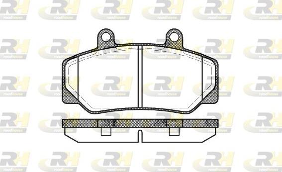 Roadhouse 2176.20 - Kit pastiglie freno, Freno a disco autozon.pro